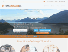 Tablet Screenshot of es.homeexchange24.com