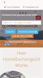 Mobile Screenshot of fr.homeexchange24.com